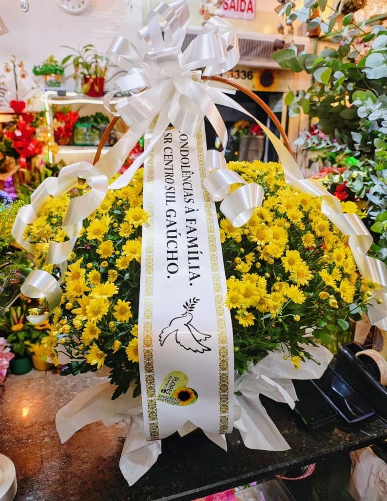 Corbélia de Flores com Faixa