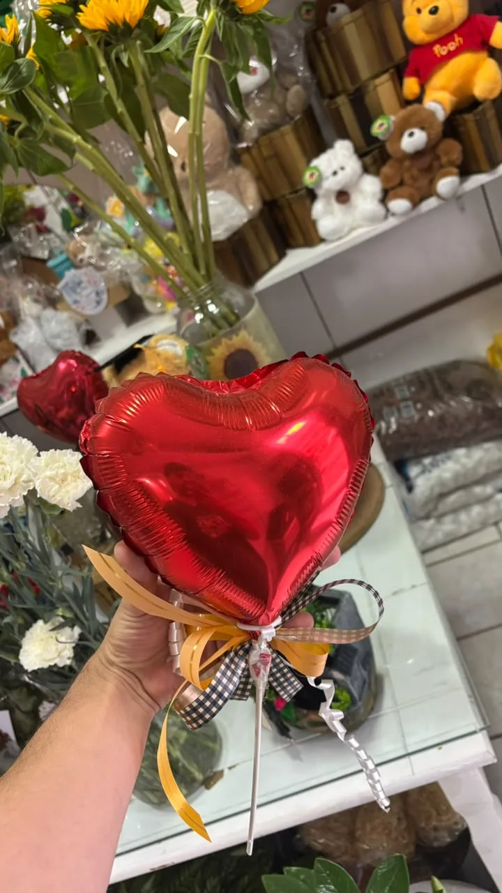 Balão Vermelho Pequeno